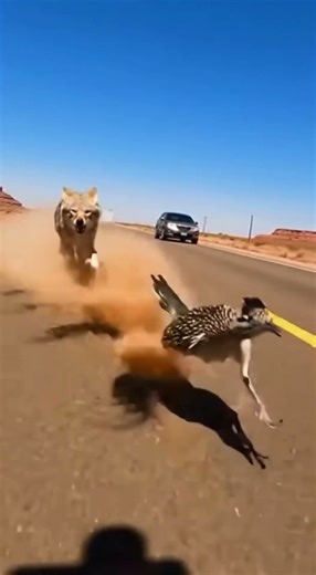 "Beep Beep"!Runner hits the accelerator!Coyote Face-Plants at Mach 1! 💥⚡️#Road Runner #Coyote
