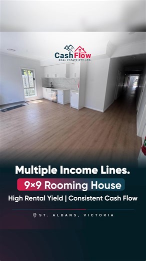 This isn’t just a property. It’s a 𝐜𝐚𝐬𝐡-𝐟𝐥𝐨𝐰 𝐬𝐭𝐫𝐚𝐭𝐞𝐠𝐲. A 𝟗×𝟗 𝐫𝐨𝐨𝐦𝐢𝐧𝐠 𝐡𝐨𝐮𝐬𝐞 𝐢𝐧 𝐒𝐭 𝐀𝐥𝐛𝐚𝐧𝐬, completed and handed over in 22 weeks, built to convert one property into nine rental incomes. With rising interest rates and housing demand across 𝐌𝐞𝐥𝐛𝐨𝐮𝐫𝐧𝐞, rooming houses and co-living investments are emerging as a smarter alternative to single-tenant rentals, offering higher yields, diversified income, and stronger downside protection. For investors focuse