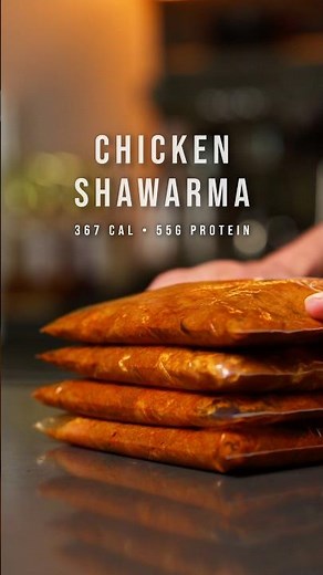 Chicken Shawarma Meal Prep (Freeze Raw, Cook Fresh)