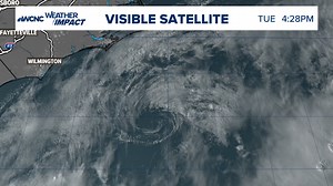 Check out this non-tropical swirl spinning off the Carolina coast. #obx #ncwx #scwx #wcnc | Brad Panovich Meteorologist