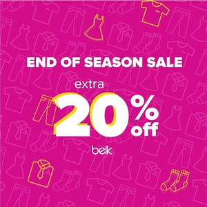 Shop and save! Get an extra 20% off during our End of Season Sale thru 1/28, excl. apply. https://belk.app.link/AHf5Q0oSi3 | Belk