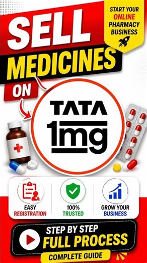 Tata 1mg Seller Kaise Bane? 💊 | Full Registration Process | Sell Medicines #shortsfeed #tata1mg