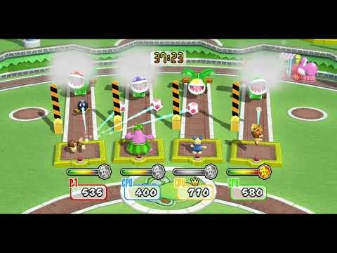 Mario Super Sluggers - Piranha Panic (Baby DK Gameplay)