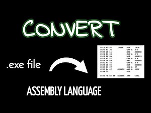 Convert Windows application program ( .exe file ) to Assembly language program in Linux