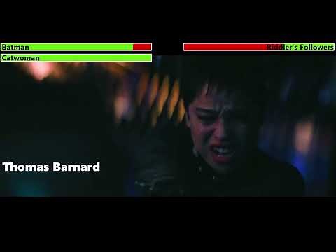 The Batman (2022) Stadium Fight with healthbars