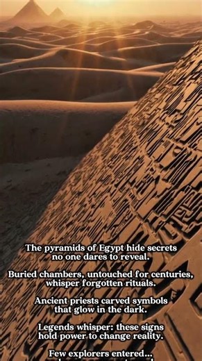 The Dark Secrets of Egyptian Pyramids They Don’t Want You to Know!