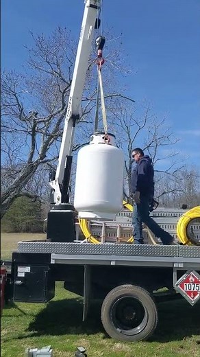 Setting up a 100 gal. propane tank for a camper #propane #propanetank #propanegas #propanetanksizes