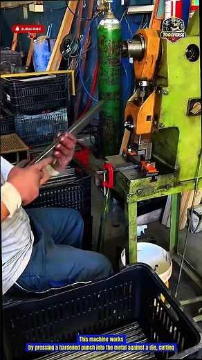 Steel Hollow Punching Machine Fast Precision Hole Punch Tool for Metal Fabrication & Construction