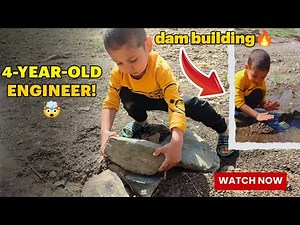 This Little Kid Built a Dam and Surprised Everyone! 😍🔥