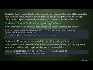 How to Validate Inputs in Java to Ensure Unique Values