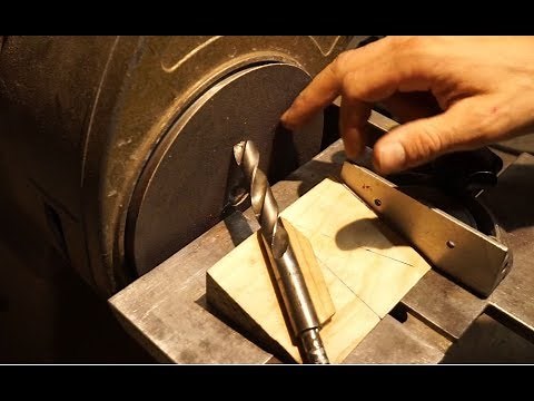 Sharpen drill bit. The easy way