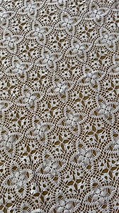 Vintage White Crochet Lace Rectangular Table Cloth - Etsy UK