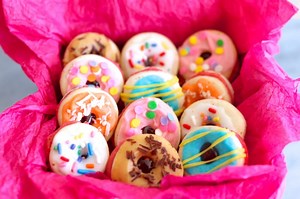 French Macaron "Jelly Donuts" - Gemma’s Bigger Bolder Baking