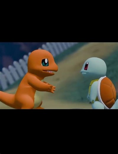 Charmander and Squirtle Hug | Starter Squad