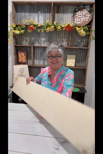 Comment>> Lemon for supplies, y'all you can make this sign vertical or horizontal. It was so easy to make and it would look great anywhere in your home, where would you put it?? | Refresh Restyle by Debbie Westbrooks