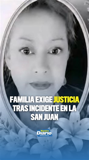 ⚖️ FAMILIA EXIGE JUSTICIA TRAS INCIDENTE EN LA SAN JUAN ⚖️ Gabriela Dávila, familiar de Olga Lucrecia Chávez, ofreció declaraciones previo al sepelio de su ser querido, quien perdió la vida tras el múltiple accidente de tránsito ocurrido en la calzada San Juan, zona 7. #NuestroDiario, noticias como son. 📰 #SucesosND