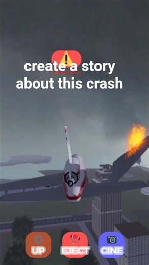 Create a story about this crash | Roblox | Plane Crash Simulator