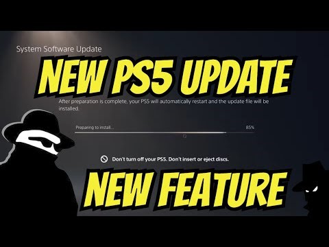 NEW PS5 Software Update TODAY! NEW Feature & Background