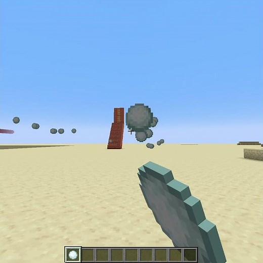 Bouncy Snowballs in Minecraft