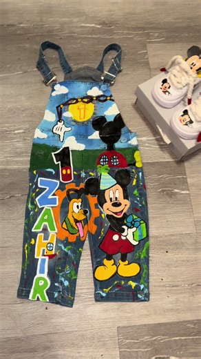 Custom Mickey Mouse Birthday Outfit Made from Scratch