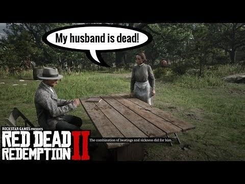 Mrs. Downes Pay off her Debts at Camp | Red Dead Redemption 2