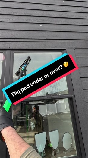 @Rui Eusebio and fellow window cleaners 😅 Am I doing something wrong here, or do I just need more reps? Having the Fliq pad underneath feels way more awkward than running it over the top. #WindowCleaning #ToolTalk #SqueegeeLife #TradCleaning