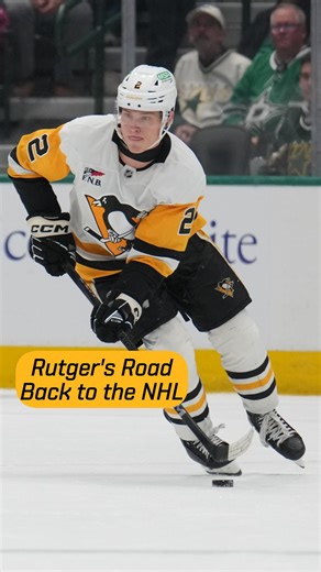 1K views · 41 reactions | Kyle Dubas credits the medical and training staff both in Pittsburgh and Wilkes for Rutger’s smooth road back to the NHL this season. He looked great on the third line on Monday! | Penguins Radio Network | Facebook