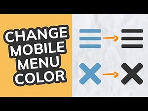 Change Mobile Menu Color in Elementor Pro