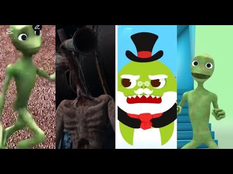 Dame Tu Cosita Dance VS Patila Vs Funny Green Allien