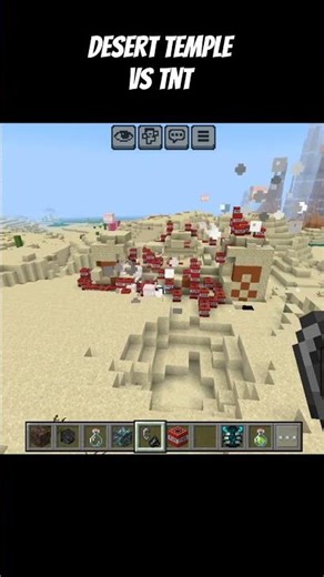 Desert Temple vs Tnt #minecraft #shorts