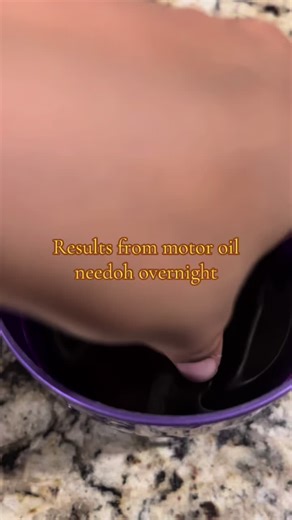 Motor Oil Needoh Overnight Results: Clear, Squishy, NiceCube