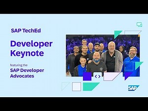 Developer Keynote | SAP TechEd in 2023 | Innovation, Collaboration, Growth!