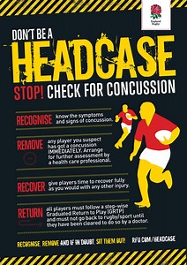 CONCUSSION | RFU HEAD CASE | WOODBRIDGE RUGBY CLUB