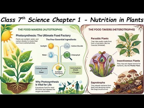 Class 7th Science Chapter 1 Nutrition in Plants