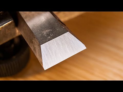 The Easy Way To Sharpen A Chisel To A Carpenter's Razor Sharpness