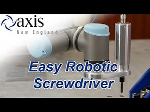 Revolutionary Screwdriver Robot - Safe, Flexible and Easy