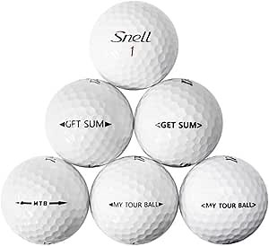 LostGolfBalls - Snell GET Sum & My Tour Ball Mix Golf Balls in Near Mint Condition, AAAA Quality, Recycled Used Golf Balls, Best Value Golf Balls, White