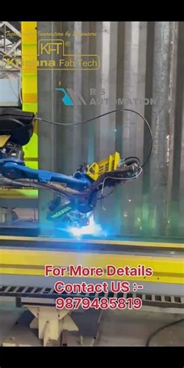Robotic MIG Container Welding – Precision Meets Automation! 🤖🔥 #9879485819