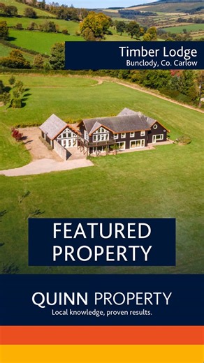 We have recently launched this exquisite country home, set on approx. 4.5 acres of private grounds. 🏡 📍 'Timber Lodge', Kilbrannish, Bunclody, Co. Carlow Represented by our expert, Jack Quinn, this property has had encouraging early interest. 🌟 Register your interest today: ☎ 0539480000 📧sales@quinnproperty.ie QUINN PROPERTY - Trusted property advisors since 1960 🤝 Jack Quinn - Quinn Property | QUINN Property