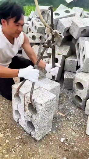 The process of drones transporting building materials