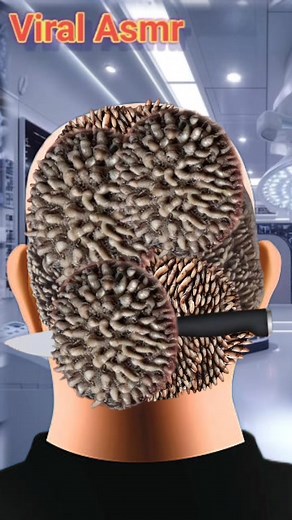 ASMR Animation 2d Maggots Backside Head | Viral Asmr