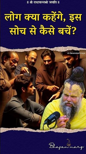 लोग क्या कहेंगे, इस सोच से कैसे बचें? #premanandjimaharaj #bhajanmarg