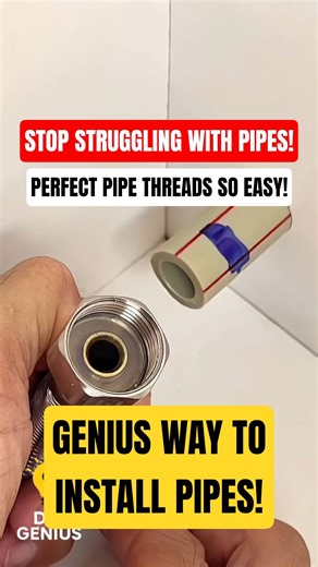 You’ve Been Installing Pipe Connections the Hard Way #diy #lifehacks #shorts