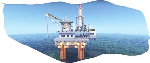 small oil rig Minecraft Map