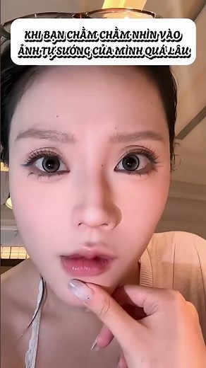 Khi bạn nhìn chằm chằm vào ảnh tự sướng của mình quá lâu, hãy nghĩ rằng... #shorts #glowup