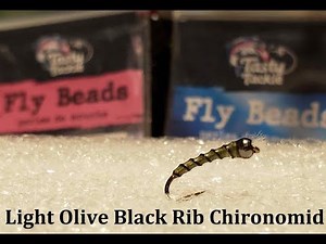 Friday Night Flies - Light Olive Black Rib Chironomid