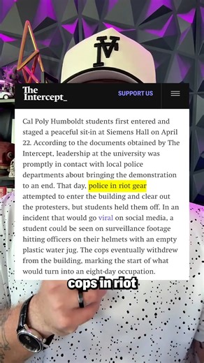 California spent natural disaster funds to, instead, quell student protests for Palestine with outside law enforcement. 🔗 in comments | The Intercept
