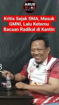 Agung: Kritis Sejak SMA, Masuk GMNI, Lalu Ketemu Bacaan Radikal di Kantin Kampus