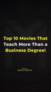 2.1K views · 663 reactions | These top ten movies for Entrepreneur aren’t just movies, they’re lessons in business, mindset & hustle. Follow @motivampus for daily motivation  #Motivation #Inspiration #financiallyfree #reels #trendingreels #changeyourlife #wealth #lawofattraction #successquotes #motivationalquotes #explore #luxurylifestyle #success #InspirationDaily #inspirationquotes #successtips #Entrepreneurship #entrepreneur #movies | Motivampus | Facebook