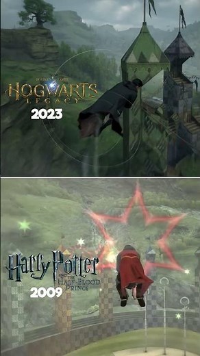 Hogwarts Legacy vs Harry Potter and the Half-Blood Prince #hogwartslegacy